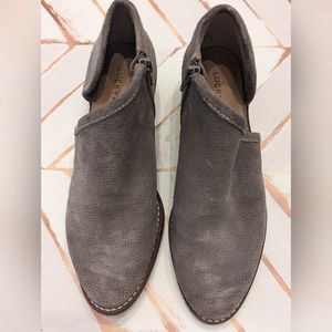 Lucky Brand Suede Booties Size 7